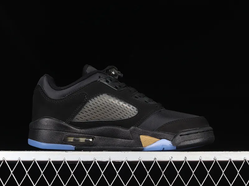 All categories Air Jordan Jordan series basketball shoes Air Jordan 5 Air Jordan 5 Low "Wings" AJ5 Joe 5 black gold cloth low-top basketball shoes DJ1094-001